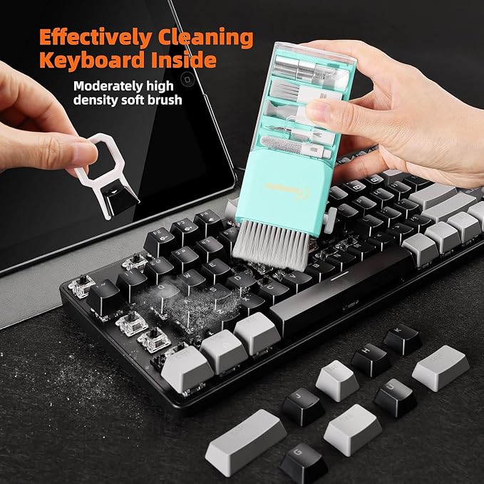 Laptop Screen Keyboard Cleaner Kit, All in 1 Electronics Cleaning Tool - Image 2