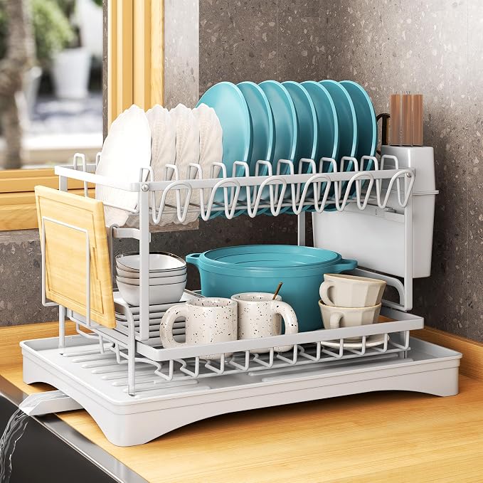 Dish Drying Rack Carbon Steel Dish Rack by Storvive