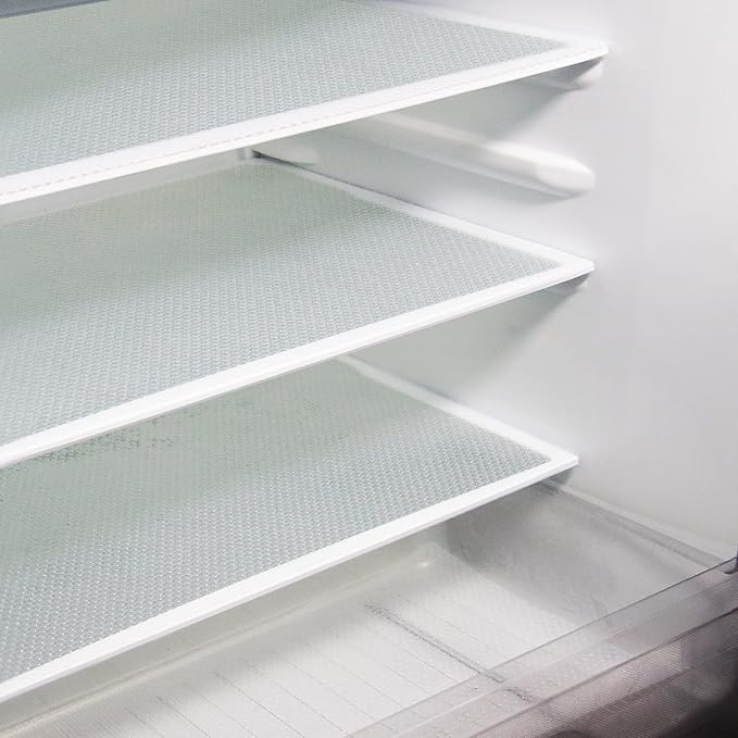 8Pcs Refrigerator Liners, Washable Fridge Liner Mats Covers Pads by RwotllsRefrigeratorLiners