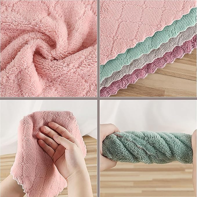 Reusable Microfiber Kitchen Cleaning Cloths – Super Absorbent, Quick-Drying - Image 6