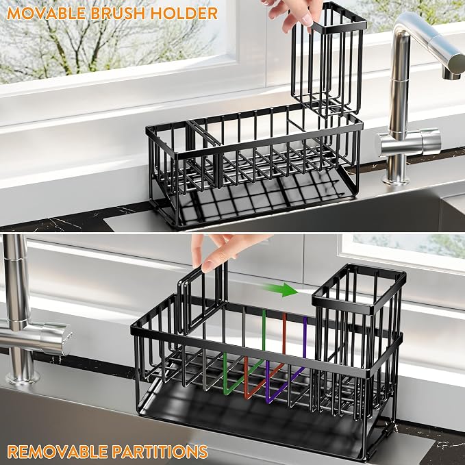 Cisily Extra Large Kitchen Sink Caddy Organzier - Image 4