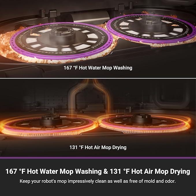 Eureka J15 Ultra Self Emptying Robot Vacuum, 000 Pa Suction, Flex-Arm Mop Design - Image 6