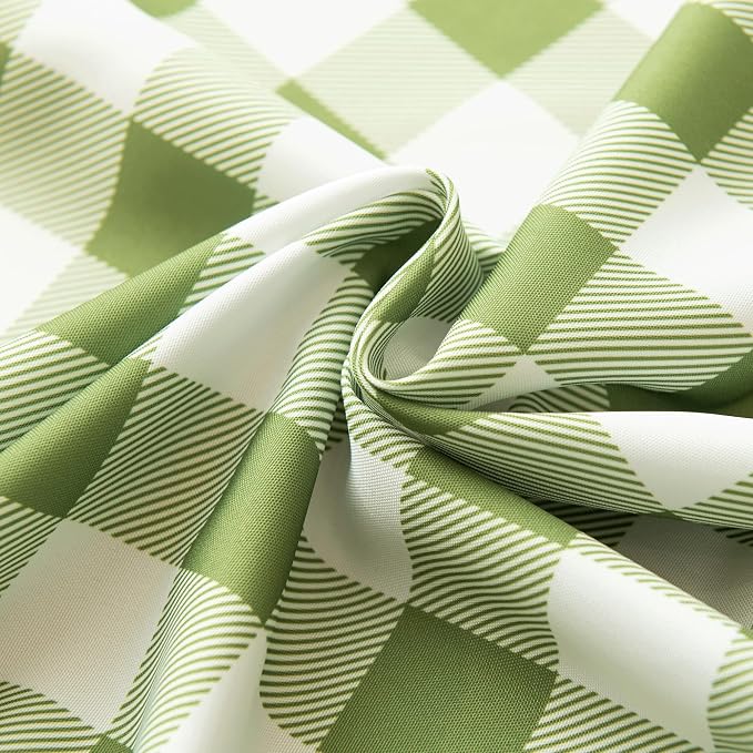 Classic Gingham Buffalo Tablecloth Fabric - Image 6