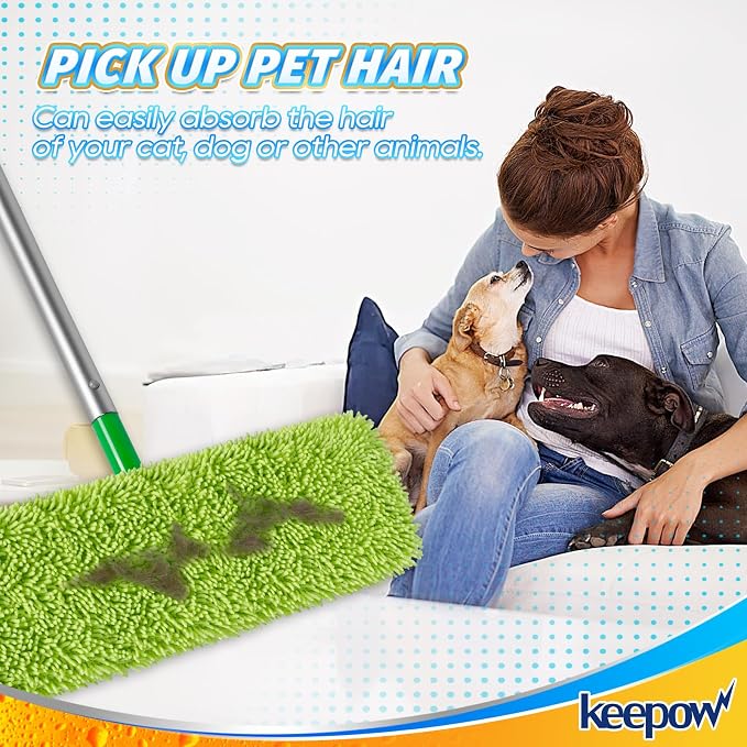 KEEPOW Reusable XL Mop Pads Compatible - Image 4