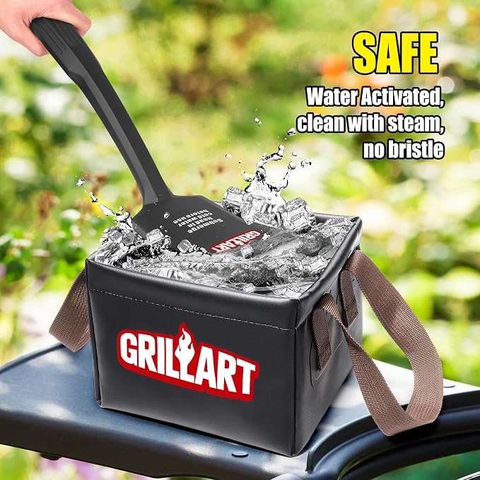GRILLART SteamWizards Grill Brush Bristle Free, Safe BBQ Grill Brush - Image 2