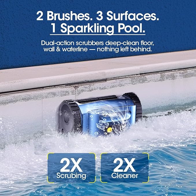 Cordless Robotic Pool Vacuum, Pool Cleaner - Image 6