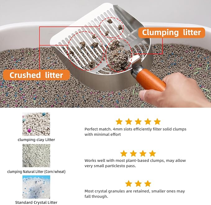 Custom Extra Thick Cat Litter Scoop Set - Image 4