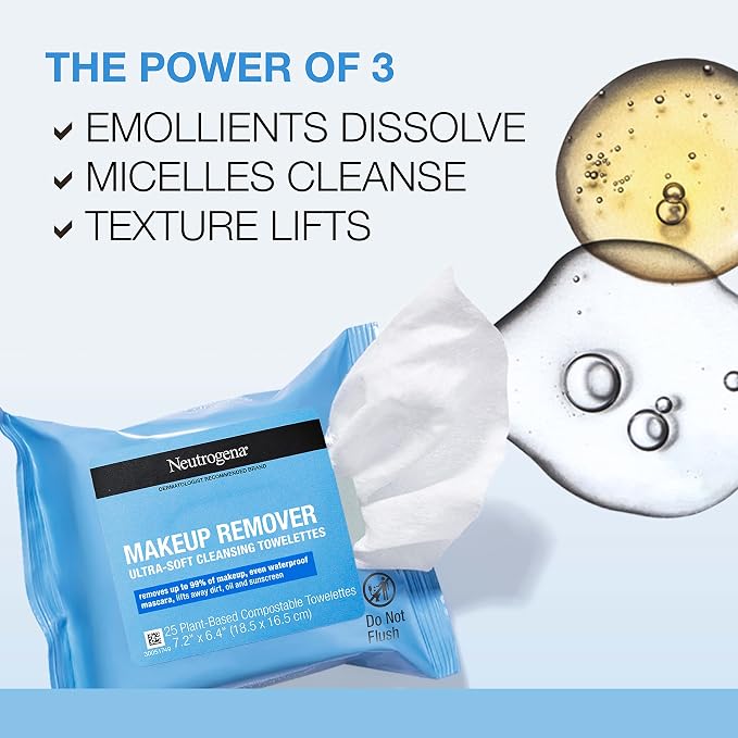 Neutrogena Makeup Remover Wipes, 25 ct - Image 3