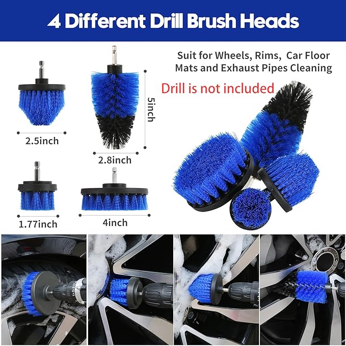 29Pcs Car Detailing Kit, Car Detailing Brush Set, Car Wash Cleaning Kit - Image 2