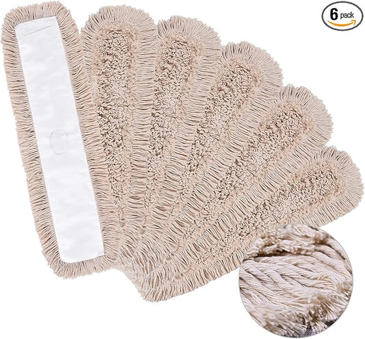 Matthew Cleaning 36'' Cotton Dust Mop Refill Washable Thick Tufted Replacement by MATTHEWCLEANINGPRODUCTS