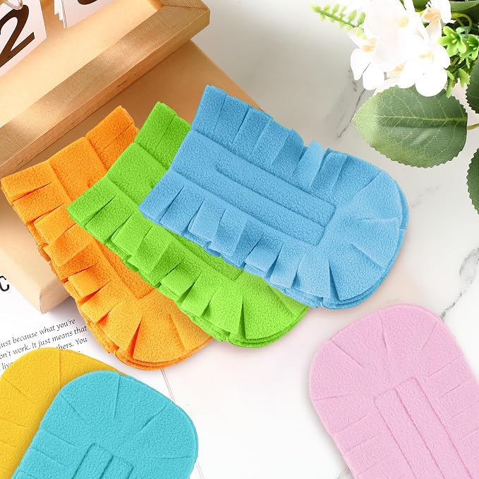Zubebe 12 Pcs Duster Refill Reusable Fleece Duster Refills Feather Flat Dusters - Image 6