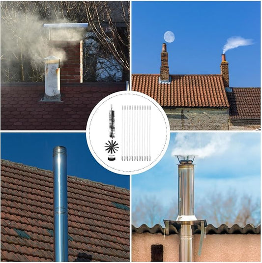 Chimney Cleaning Brush Set - Image 2