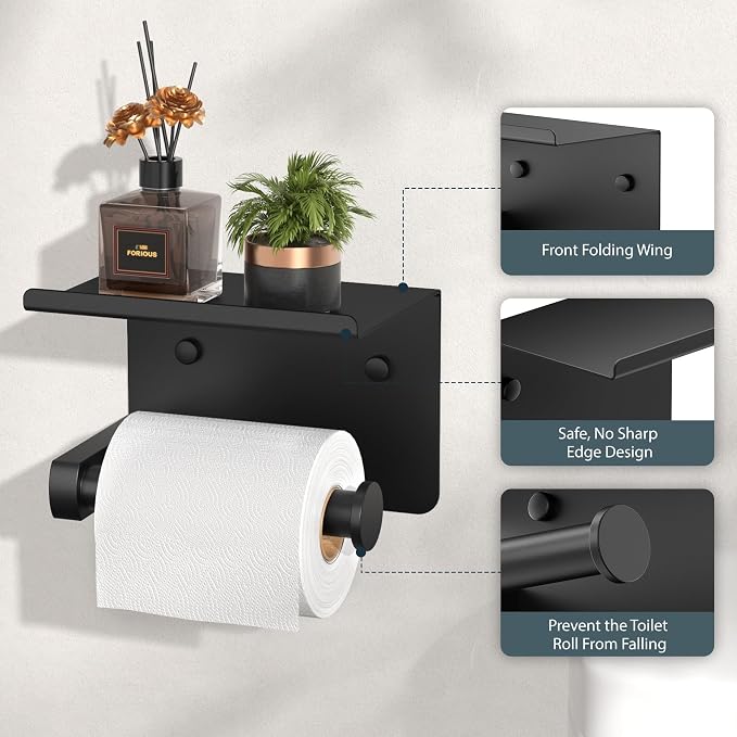 FORIOUS Toilet Paper Holder - Image 3