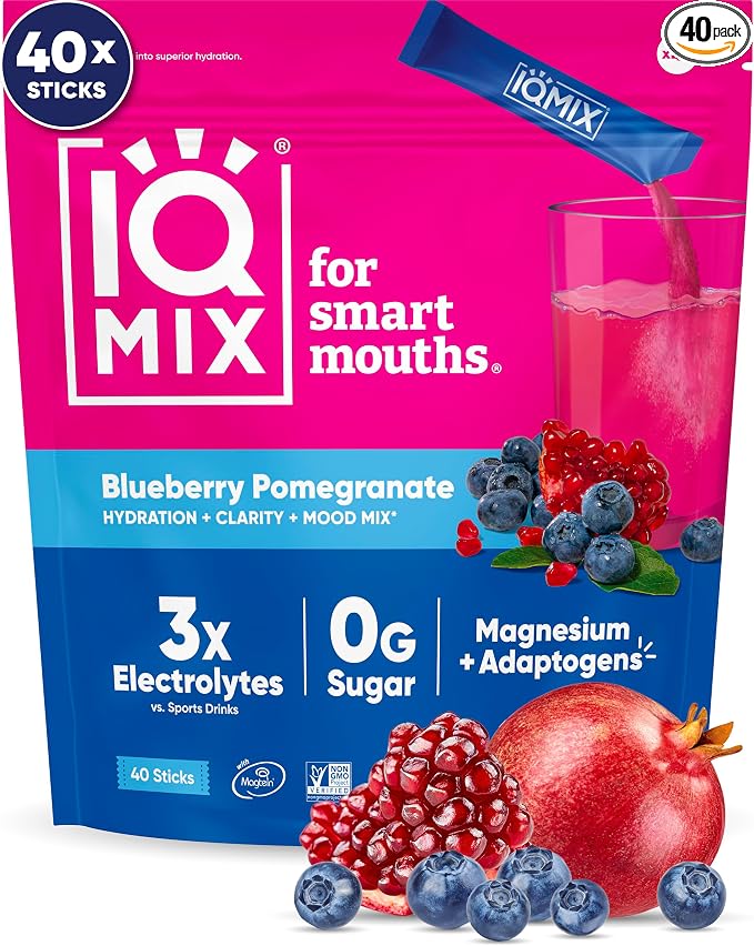 IQMIX Hydration Electrolyte Powder – 4-in-1 Formula by IQBAR