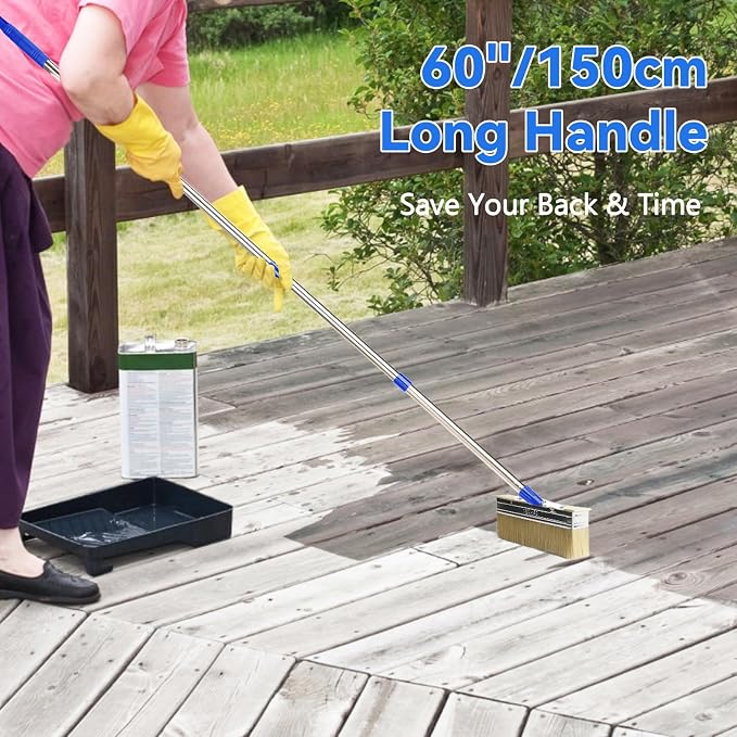 7" Deck Stain Brush Applicator - Image 3