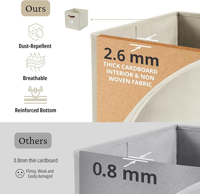 DECOMOMO Storage Bins, Cube Storage Bin - Image 5