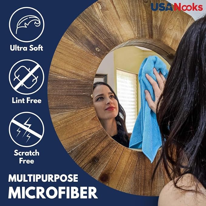 USANOOKS Microfiber Cleaning Cloth Grey - Image 5