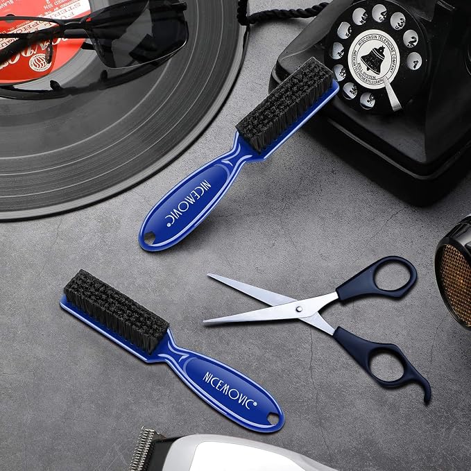 NICEMOVIC 10 Pcs Barber Clipper Cleaning Brush Set, Mini Duster, Nylon Manicure - Image 5