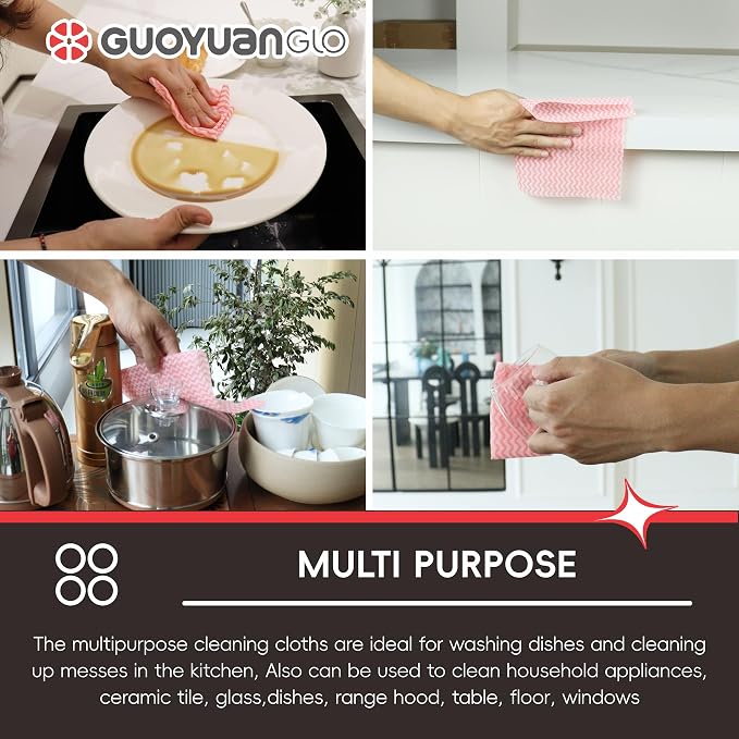 Disposable Cleaning Cloths Roll Disposable Dish Cloth Multi-Purpose Heavy Duty - Image 6
