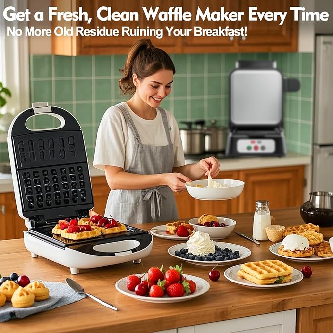 XANGNIER 6 Pcs Waffle Makers Clean Brush Kit - Image 2