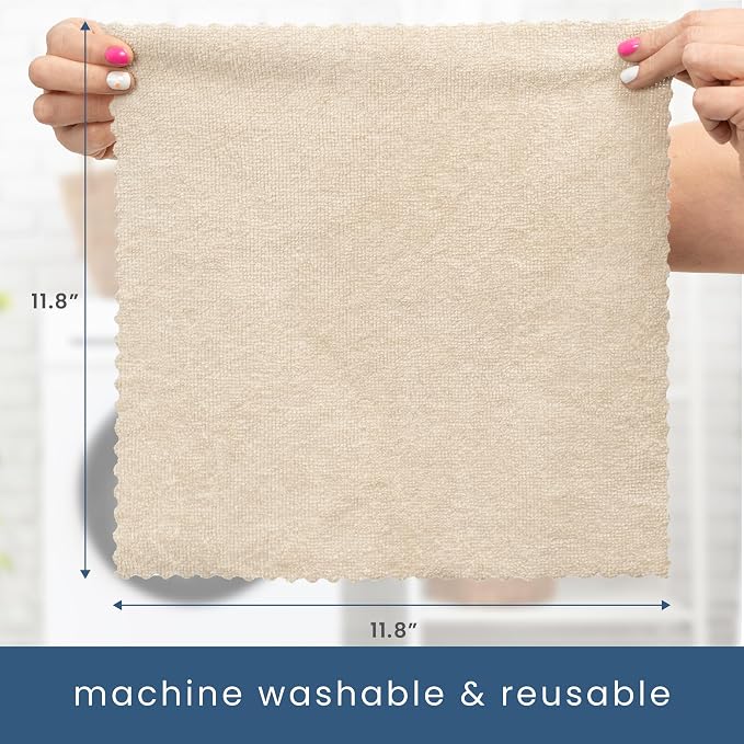 S&T INC. 50 Pack Microfiber Cleaning Cloth - Image 6