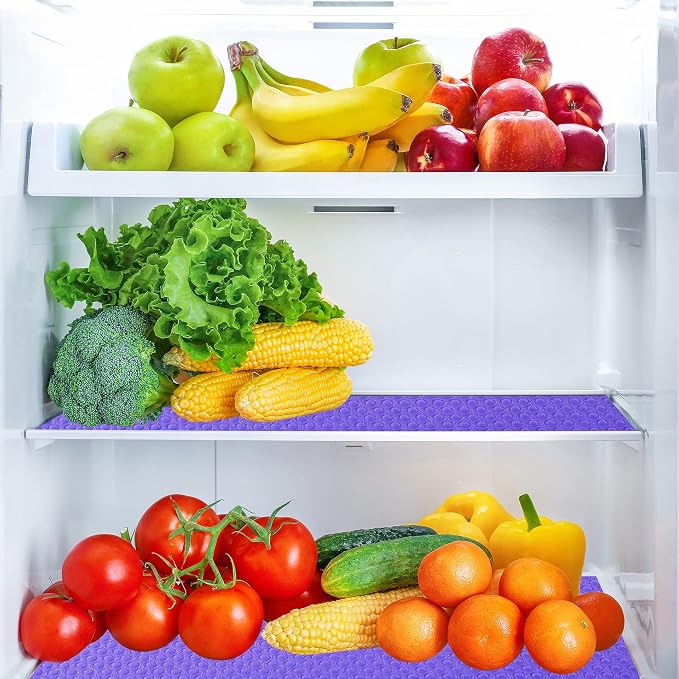 8Pcs Refrigerator Liners, Washable Fridge Liner Mats Covers Pads - Image 6