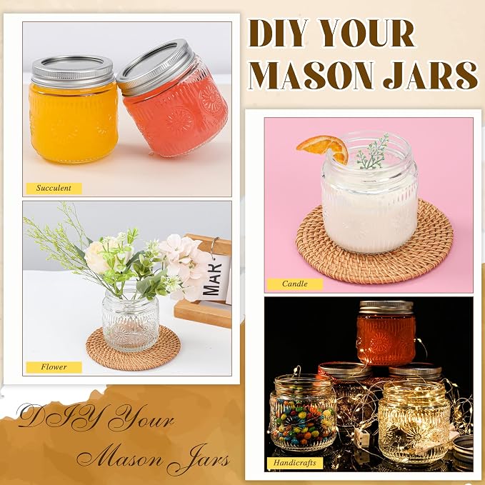 Mason Jars 8 oz - Image 6