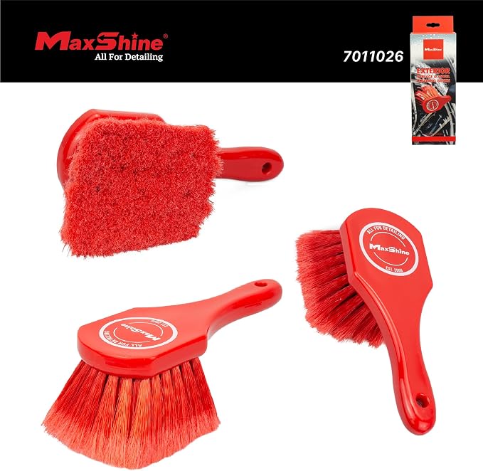 Maxshine Universal Soft Exterior & Wheel Cleaning Brush – Durable Detailing - Image 3