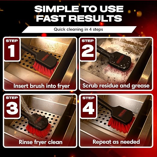 20" Deep Fryer Cleaning Brush by FryOilSaver Co., Ovens & Waffle Maker - Image 6