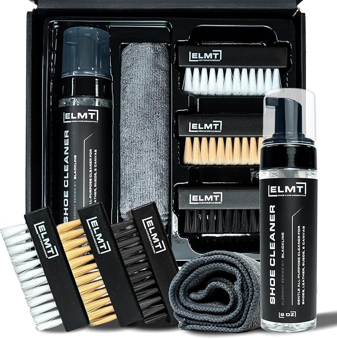 Blackline ELMT Shoe Cleaner Kit — Ideal Sneaker, Suede Shoe Cleaner — US-Made by BlacklineCarCare