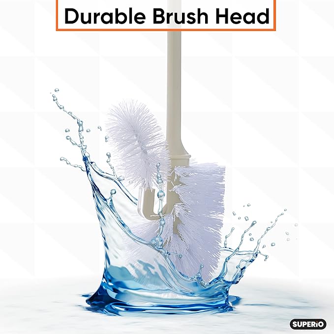 Superio Toilet Bowl Brush and Holder - Image 4