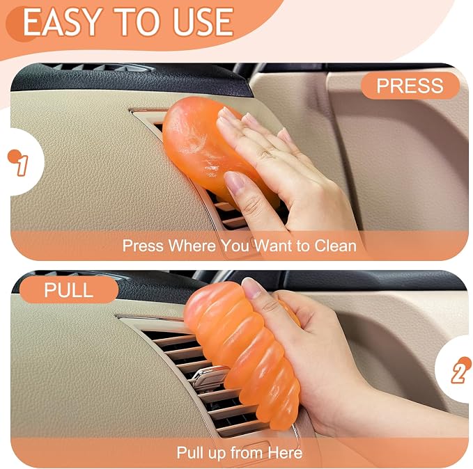 Car Cleaning Gel Car Cleaning Putty Car Putty Car Interior Cleaner Car Slime - Image 4