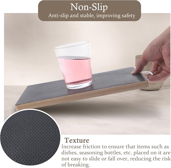 Cabinet Shelf Liner 11 Inch Wide X 20 Ft Non-Slip Kitchen Drawer Liners - Image 3