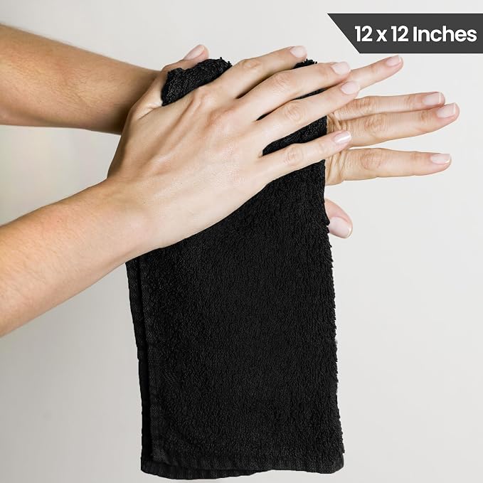 Utopia Towels 24 Pack Cotton Washcloths Set, 100% Ring Spun Cotton, Highly - Image 2