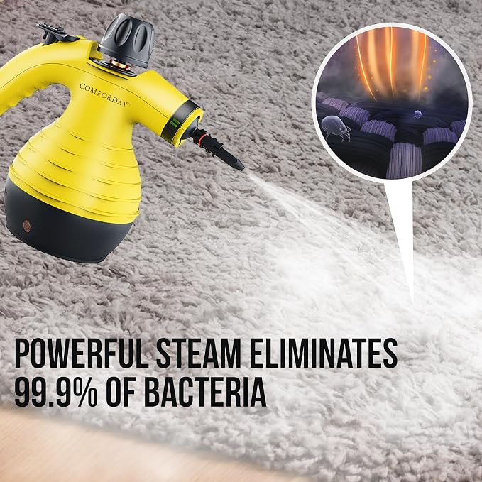 Comforday Handheld Steam Cleaner, Pressurized Portable Steam Cleaner - Image 2