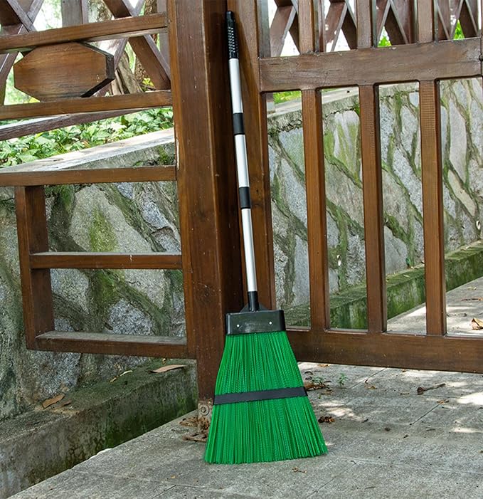 Courtyard Broom-Heavy Duty Broom Long Handle Outdoor Commercial Angle Broom - Image 8