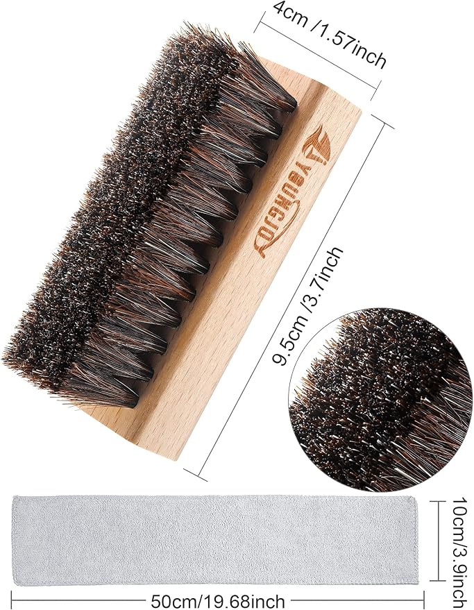 YoungJoy 3 Pieces Dual Sided Sneaker Shoe Cleaner Brush Set Shoes Clean Brush - Image 2