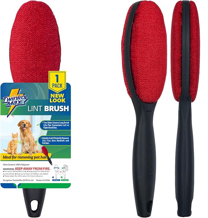 Lint Brush, Lint Remover, Pet Hair Remover, Clothes Brush, Magic Lint Remover by TwinkoMax