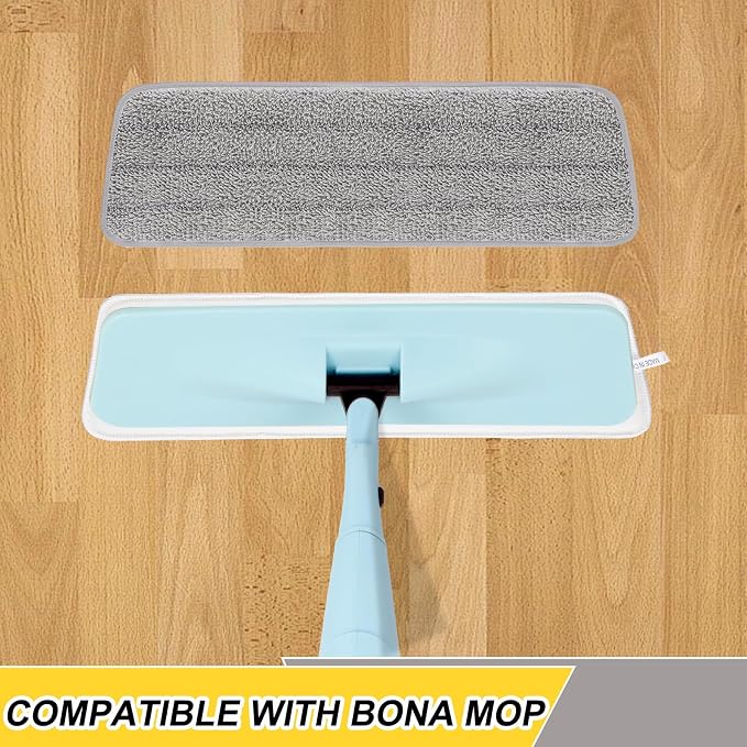 16.5 inch Reusable Mop Pads Microfiber Spray Mop Replacement Heads - Image 2