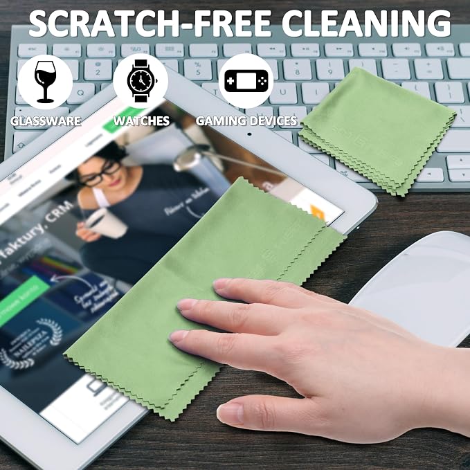 Eco-Fused Microfiber Cleaning Cloths - Image 5