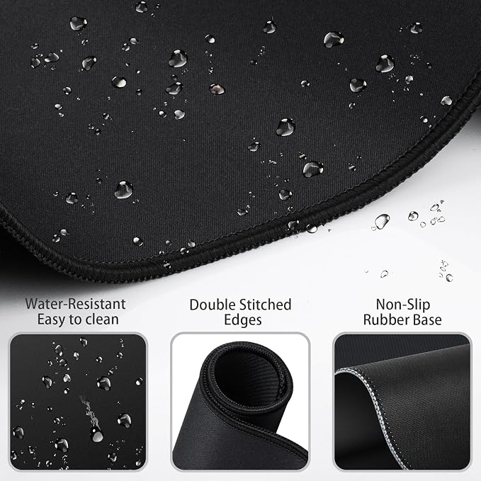 Mouse Pad Black, Mouse Pad - Image 3