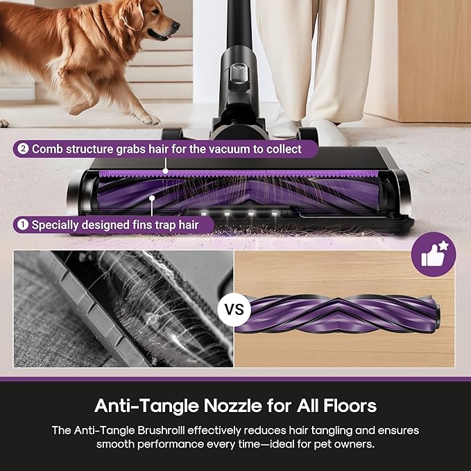 Eureka Cordless Stick Vacuum Cleaner ReactiSense 440, 60-Min Runtime, - Image 2