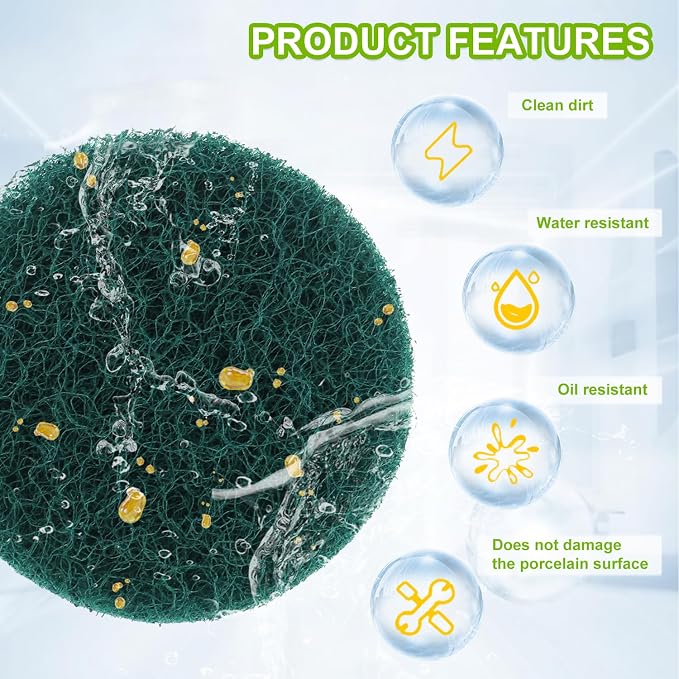 16pcs Kitchen Pads Power Scrubber Pads Set Electric Scrubber Replacement - Image 6