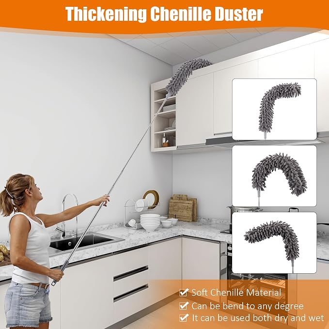 4 Pcs Microfiber Cobweb Duster - Image 6