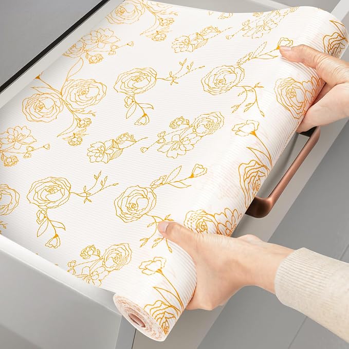 Shelf Cabinet Liner for Kitchen- Non Adhesive Drawer Liner Refrigerator Liner - Image 8