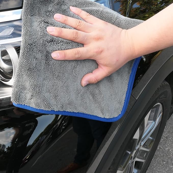 SHSCLY Professional Car Drying Towel – 2-Pack XL Microfiber Towels - Image 5