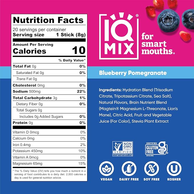 IQMIX Hydration Electrolyte Powder – 4-in-1 Formula - Image 3