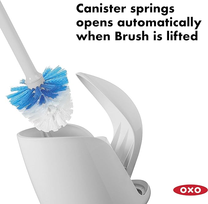 OXO Good Grips Compact Toilet Brush & Canister - Image 3