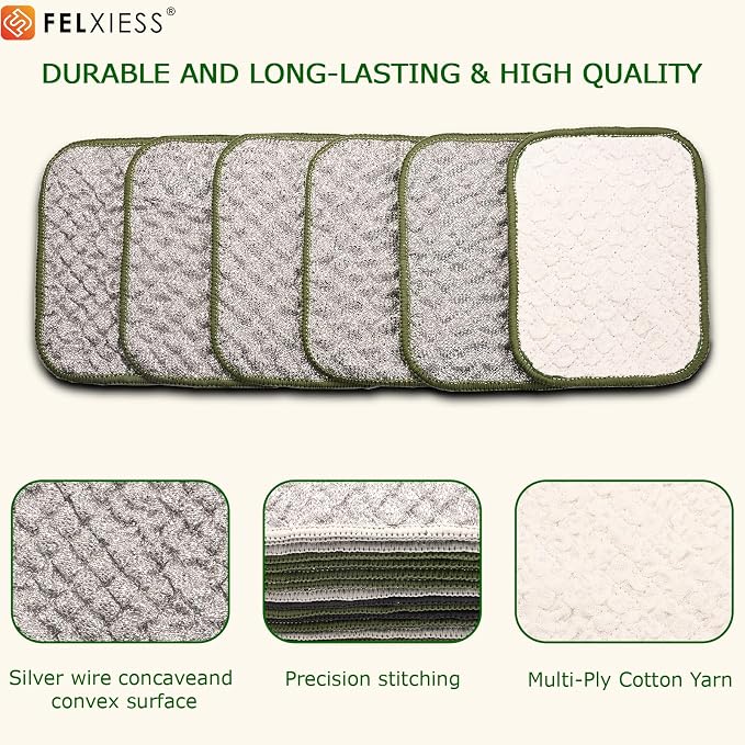 2026 New Double Side Non Scratch Wire Dishcloths, Reusable Metal Dish Cloth - Image 8