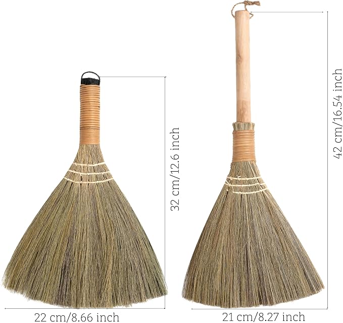Set of 2 Brooms for Kid 12.6 inch & 16.54 inch - Image 2